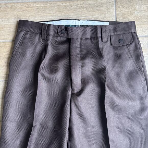 NWT Steve Harvey Celebrity Edition Men's 34x34 Dress Pants Toffee Brown Office - Picture 2 of 14